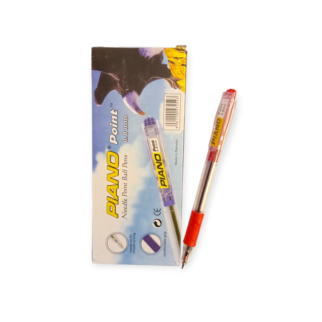 PIANO POINT BALL PEN (RED)